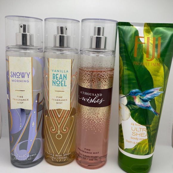 Bath & Body Works Skincare Lot Of 4 Bath And Body Works Products